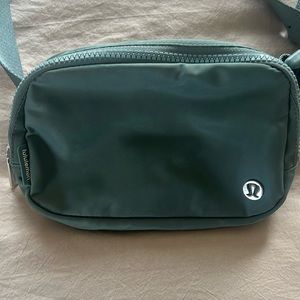 Lululemon belt bag-sage green